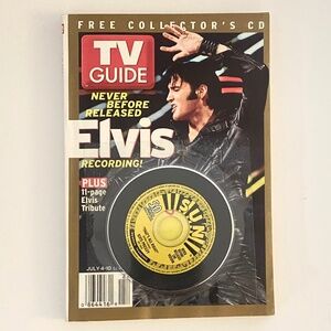 Vintage Elvis Presley TV Guide July 4 2004 Sun Record Disc CD 68 Comeback Retro
